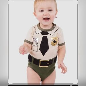 Lazy One Ranger Creeper Baby Onesie Size 12months